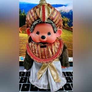 Monchichi world tour Egypt costume doll